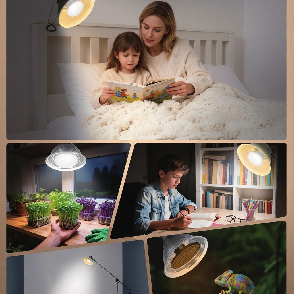 Multi-function Clamp Lamps